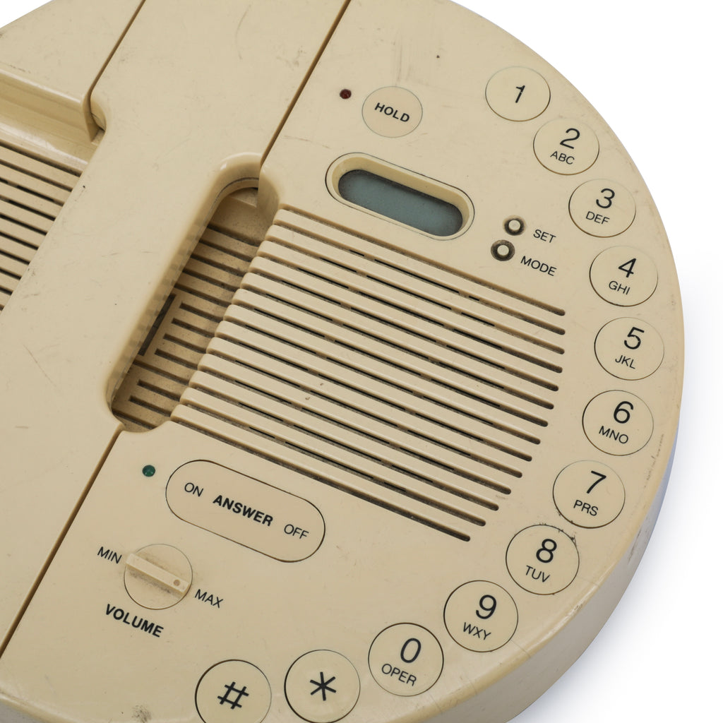 Tan Circular 80's Phone