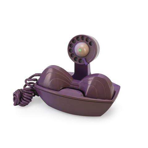 Purple Bow Rotary Phone