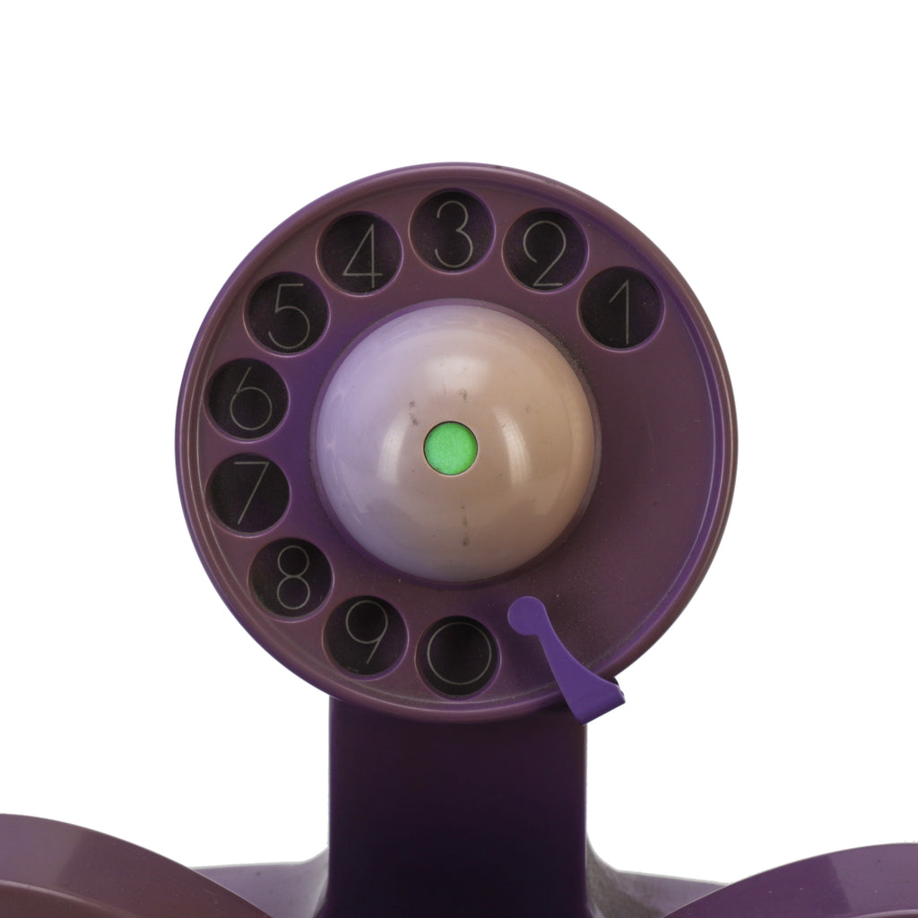 Purple Bow Rotary Phone