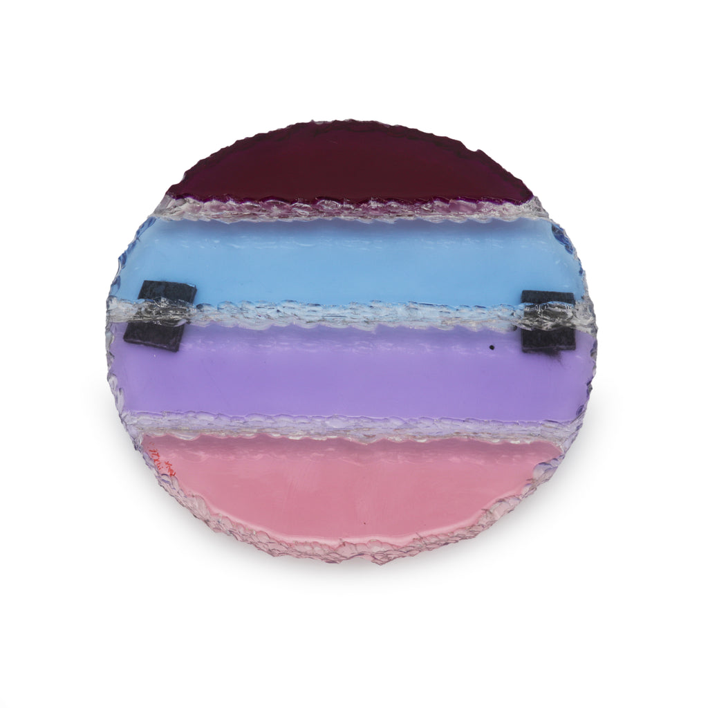 Round Multicolor Acrylic Tray (A+D)