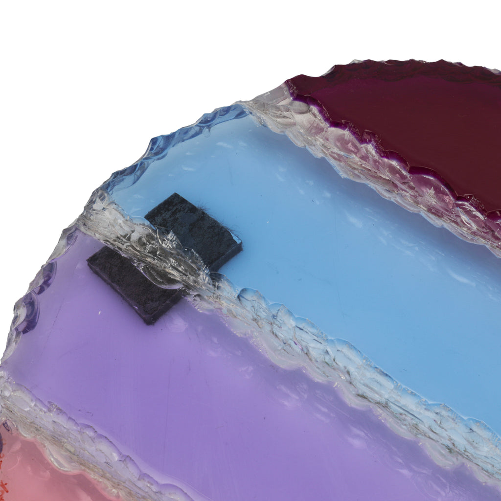 Round Multicolor Acrylic Tray (A+D)