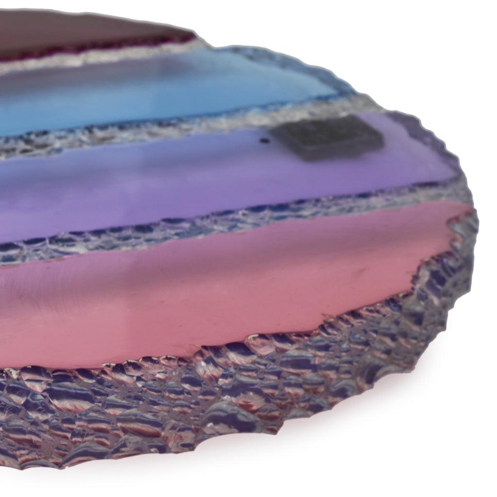 Round Multicolor Acrylic Tray (A+D)