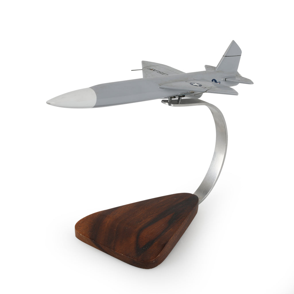 Grey USAF Model Fighter Jet