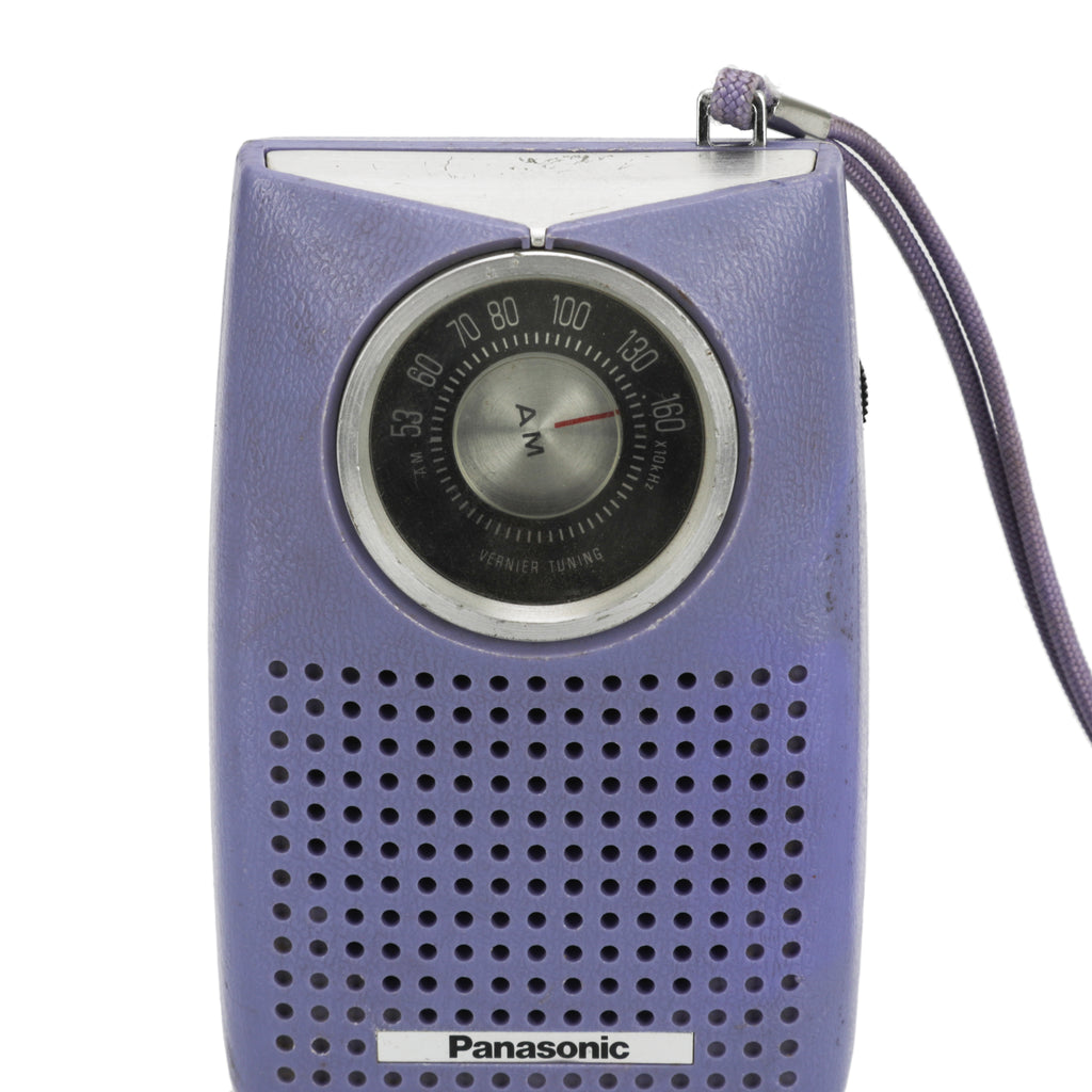 Purple Panasonic AM Pocket Radio