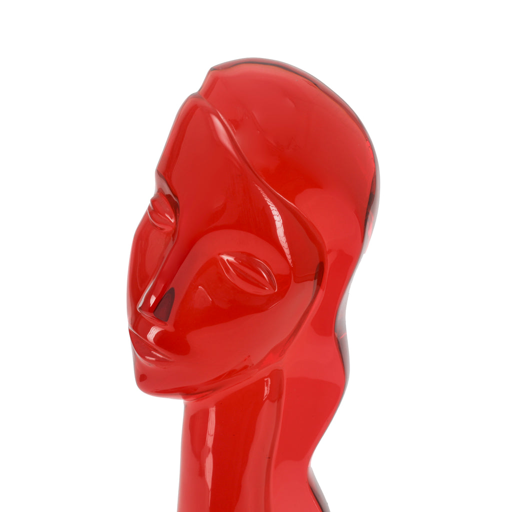 Red Acrylic Abstract Bust (A+D)