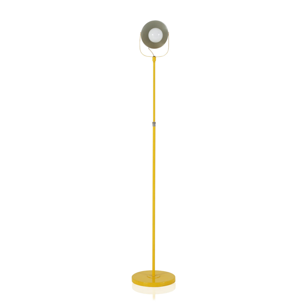 Adjustable Yellow Floor Lamp