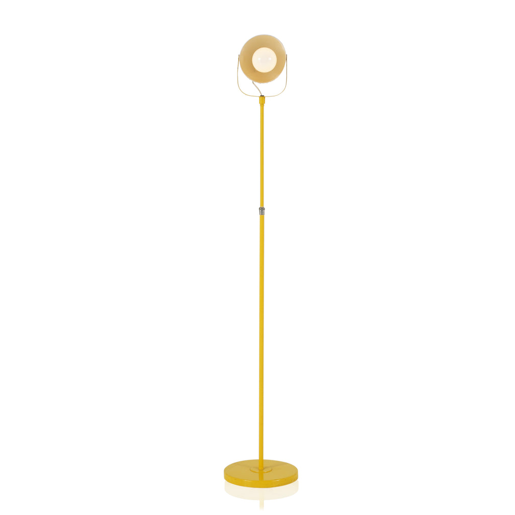 Adjustable Yellow Floor Lamp