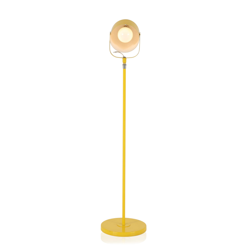 Adjustable Yellow Floor Lamp