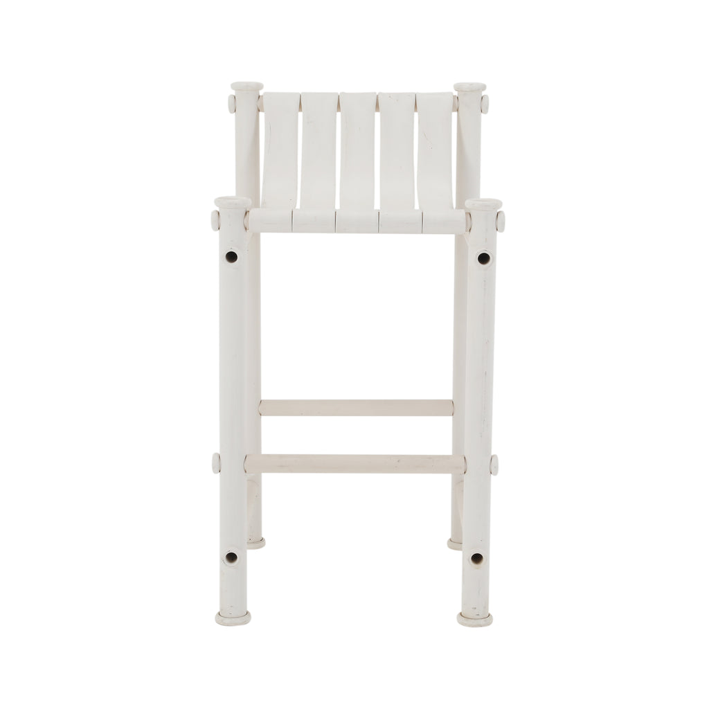 White Outdoor Plastic Bar Stools