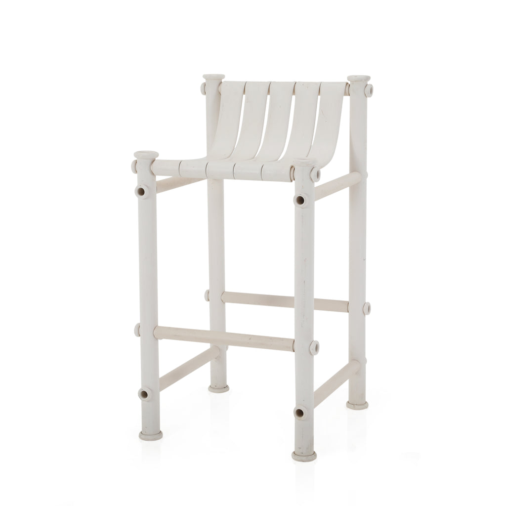 White Outdoor Plastic Bar Stools