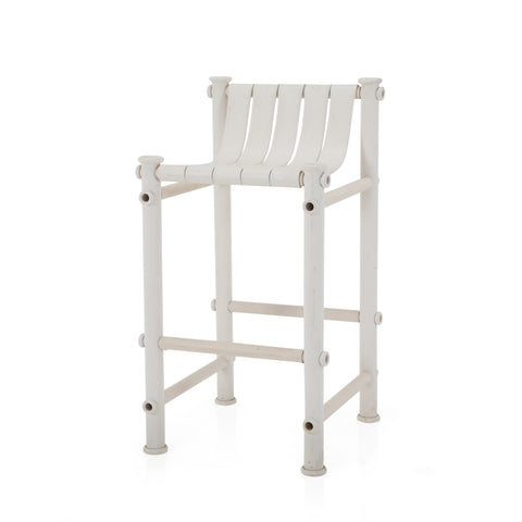 White Outdoor Plastic Bar Stools