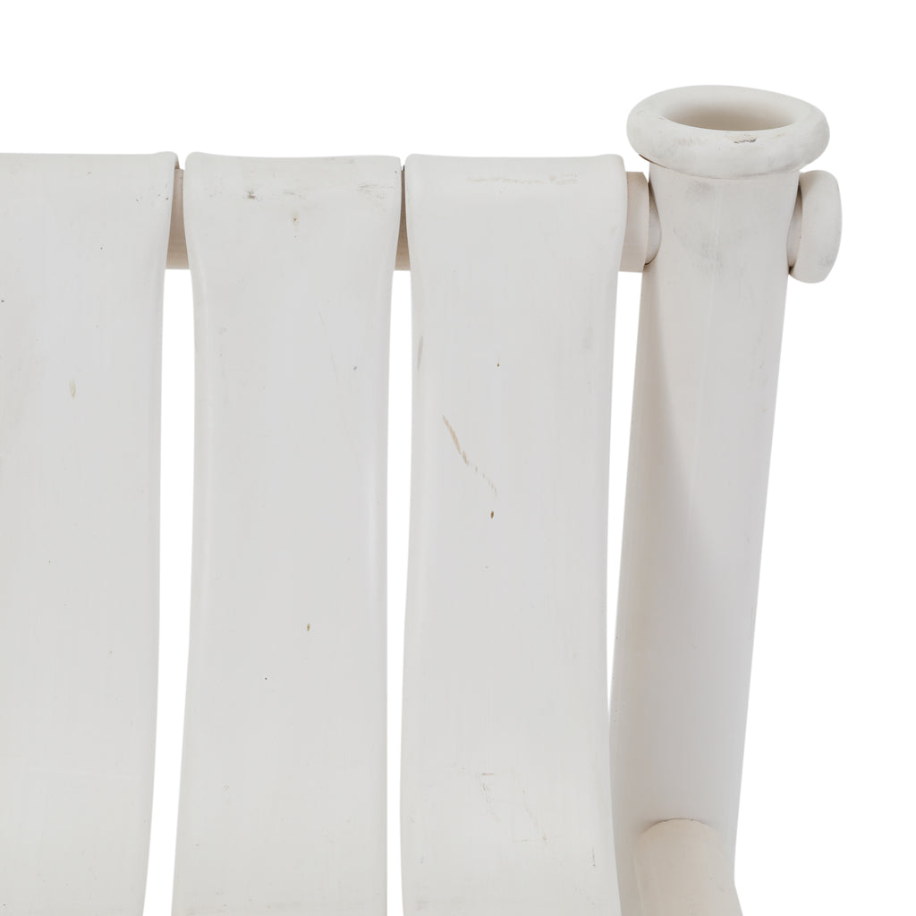 White Outdoor Plastic Bar Stools
