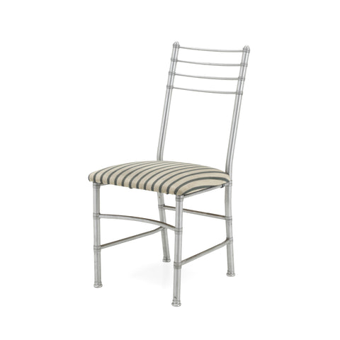 Silver Distressed Dining Chair