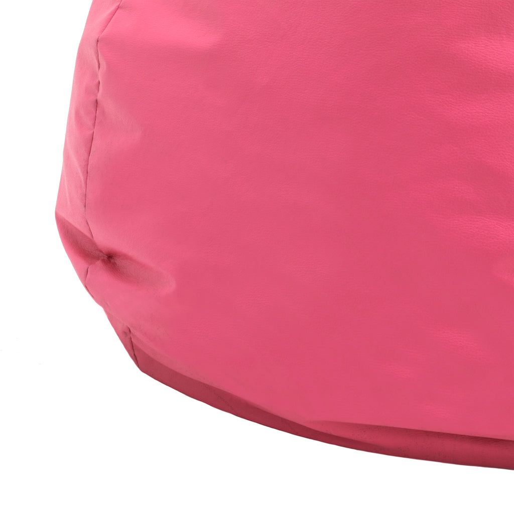 Hot Pink Vinyl Bean Bag