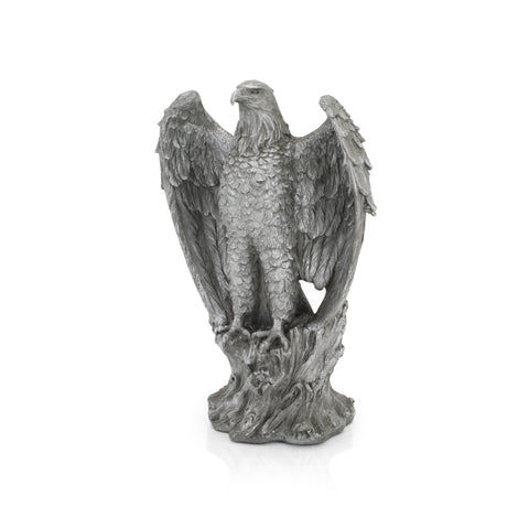 Silver Eagle Floor Sculpture