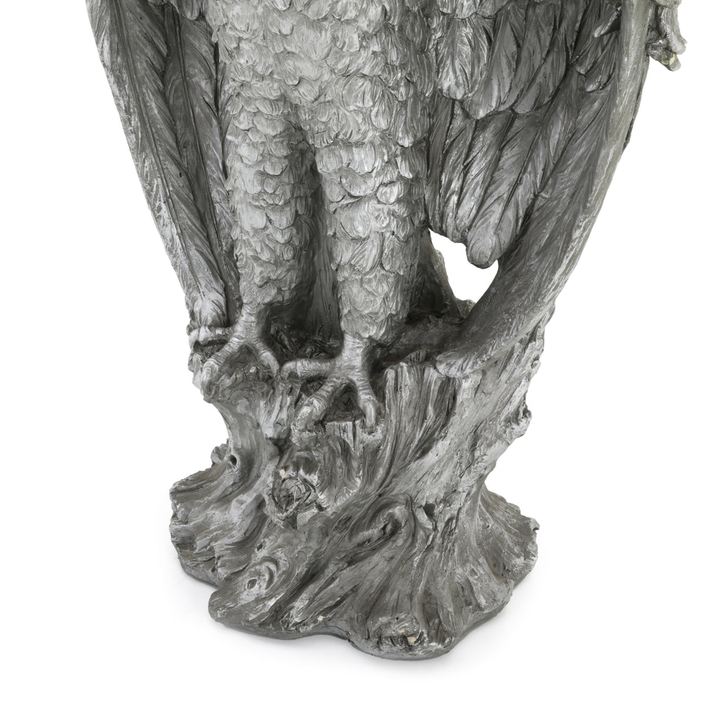 Silver Eagle Floor Sculpture