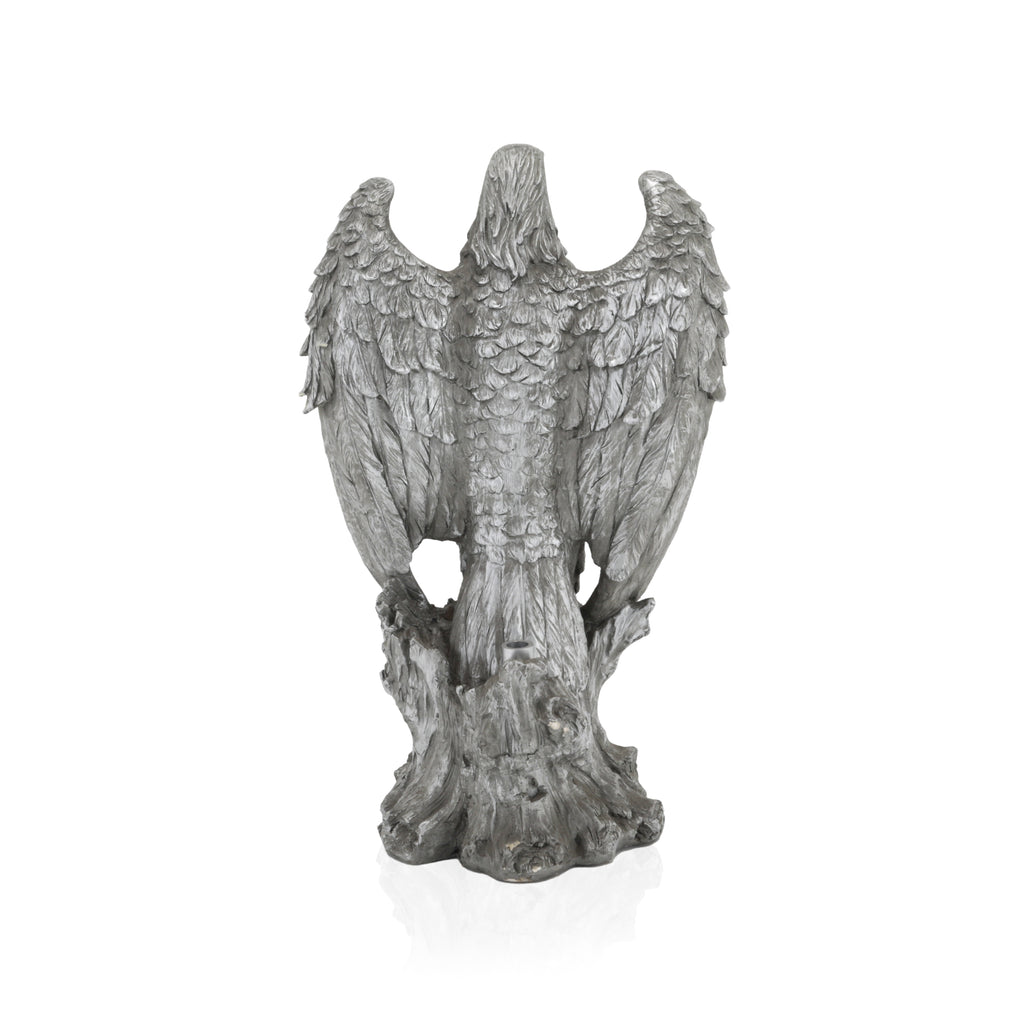 Silver Eagle Floor Sculpture