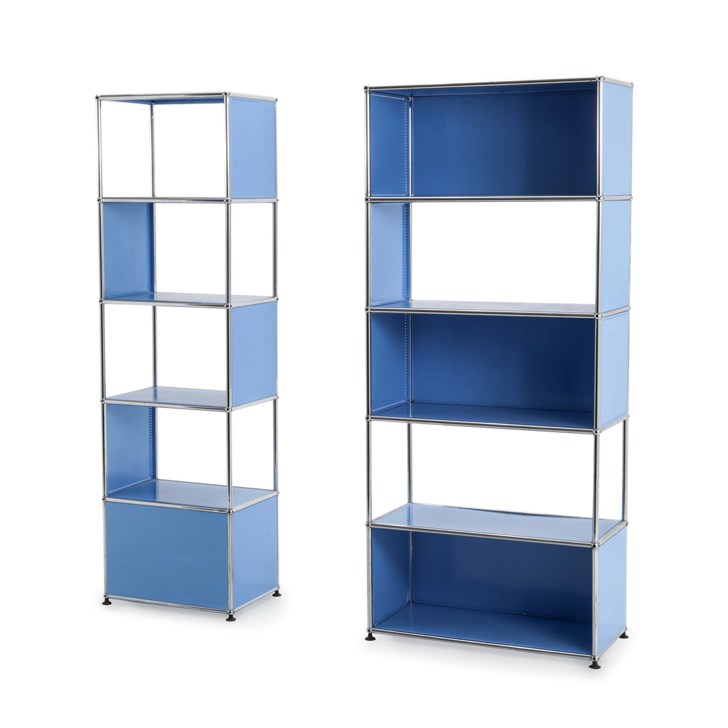 Blue USM Haller Shelving Unit