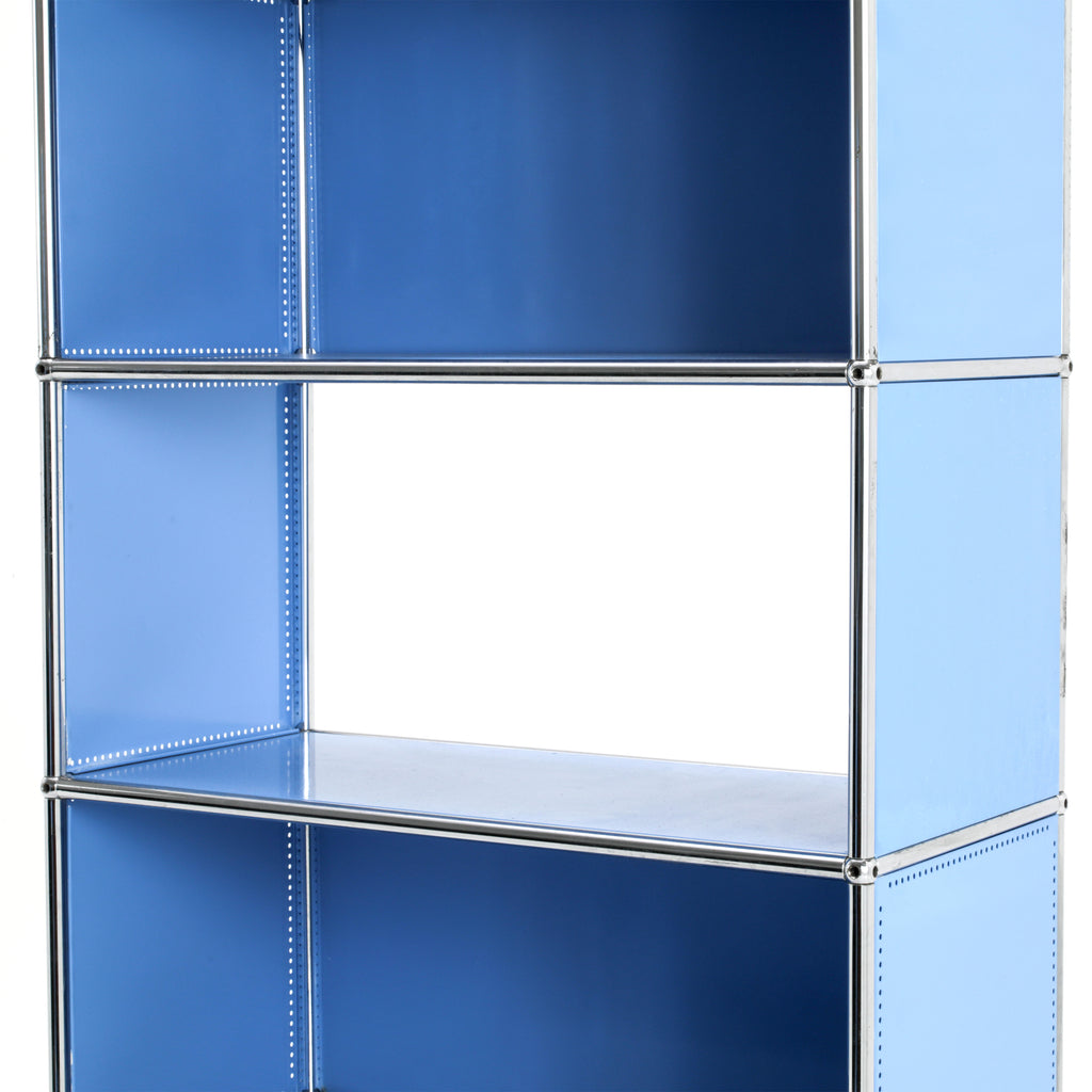 Blue USM Haller Shelving Unit