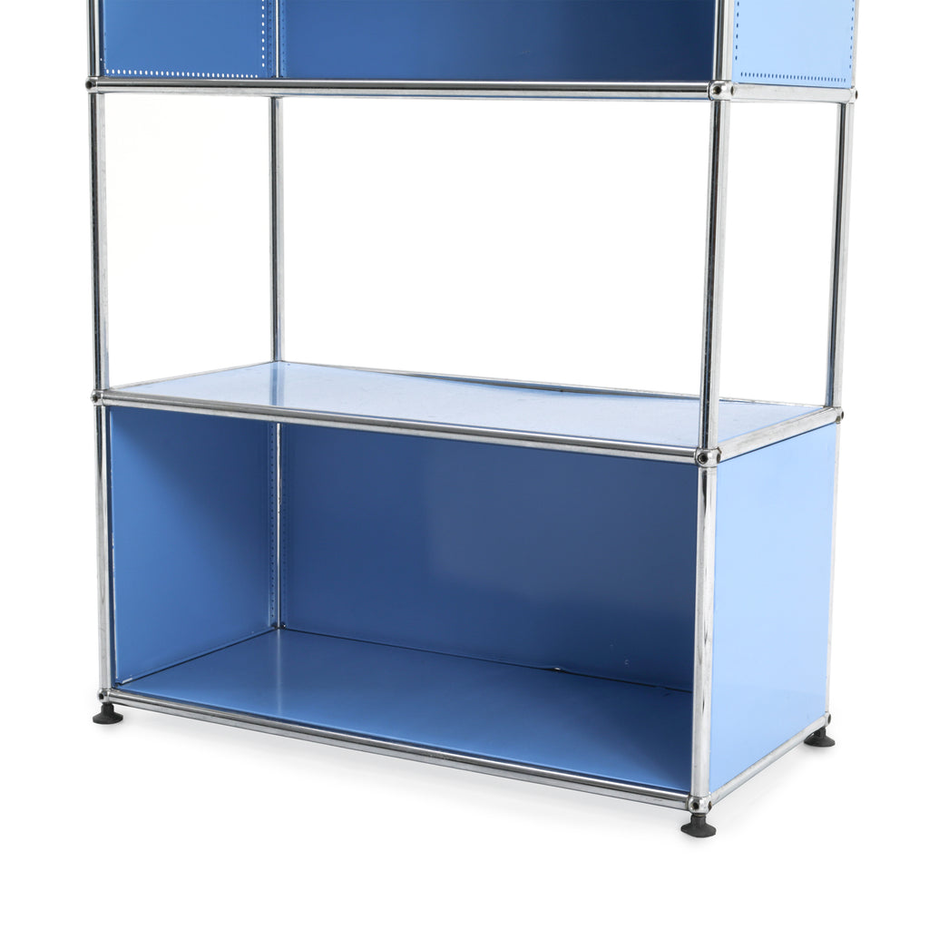 Blue USM Haller Shelving Unit