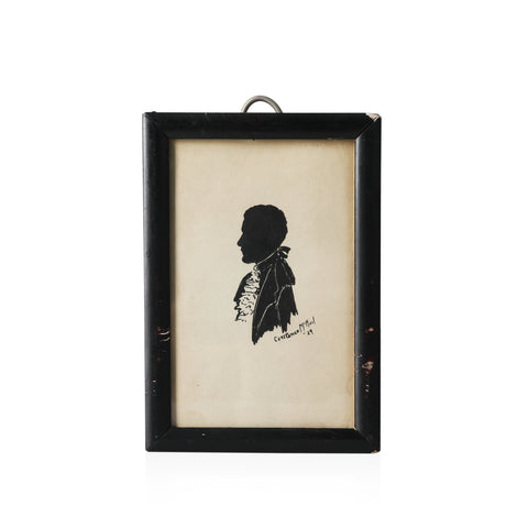 Colonial Era Man Print B&W (A+D)
