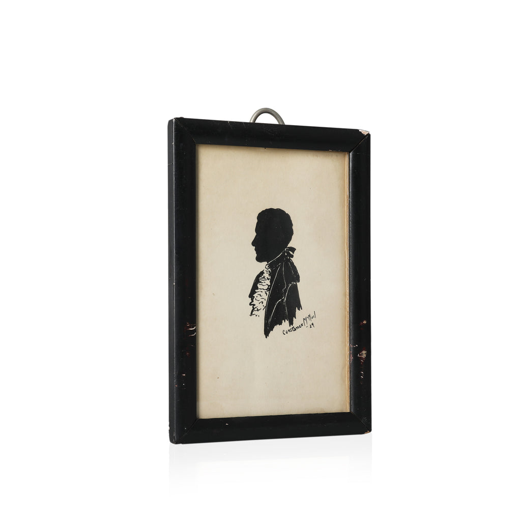 Colonial Era Man Print B&W (A+D)