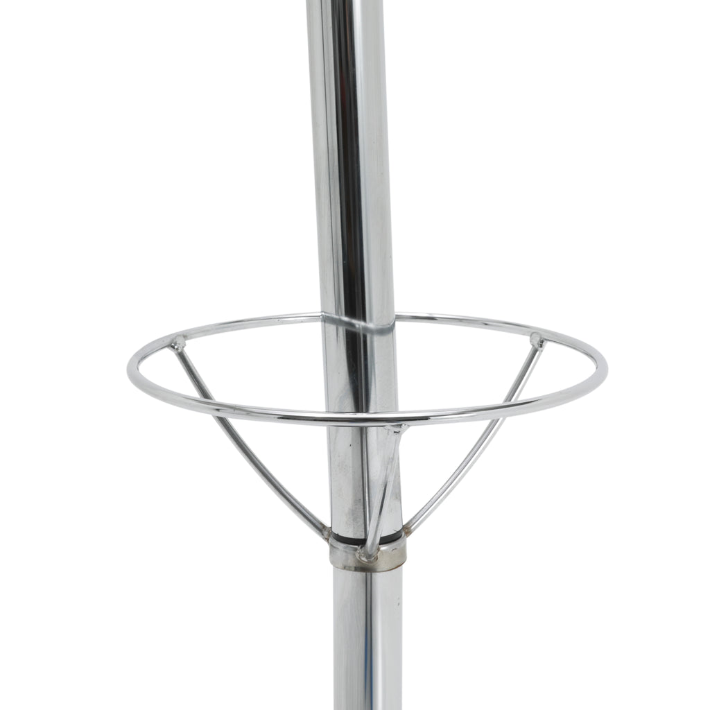Chrome & Black Coat Rack