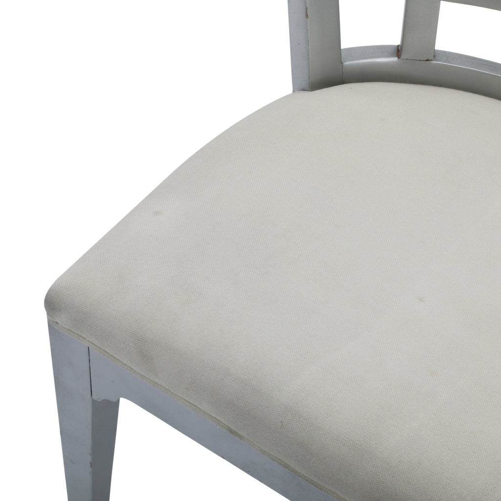 Silver Cut-Out Chair