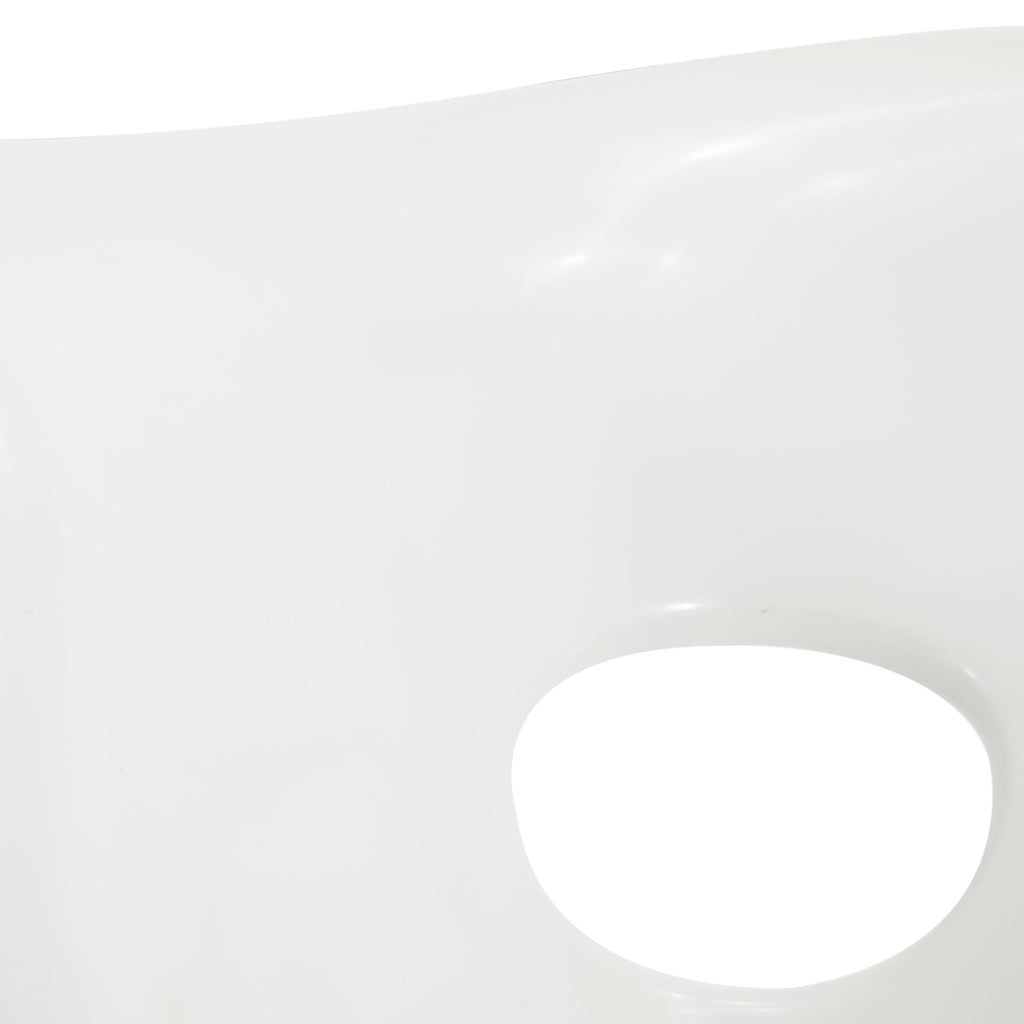 Eames La Chaise - White
