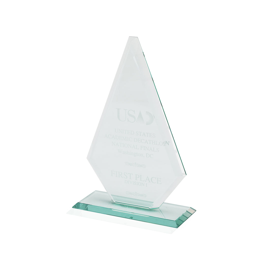 Clear Academic Decathlon Glass Award