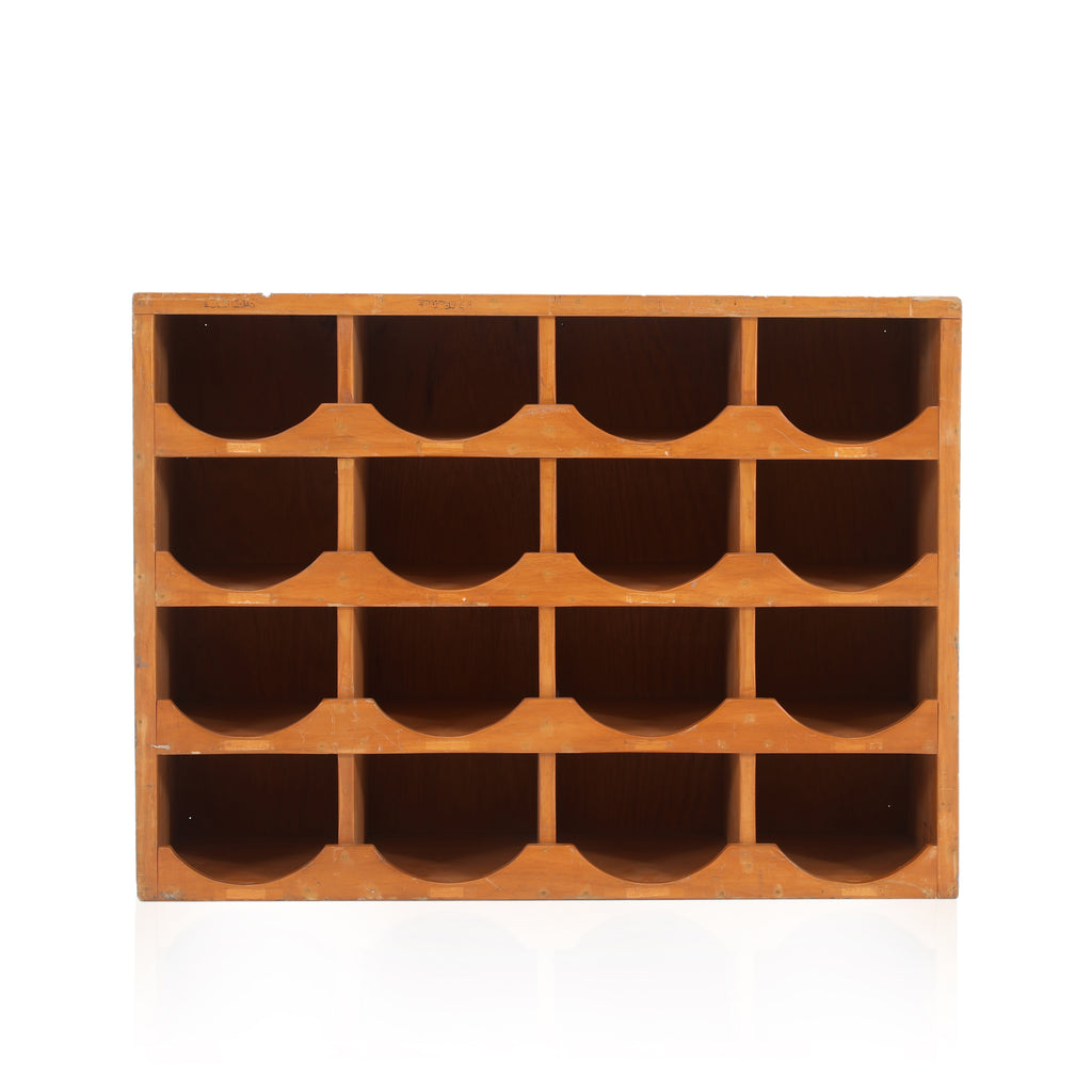 Wood School Cubby Shelf