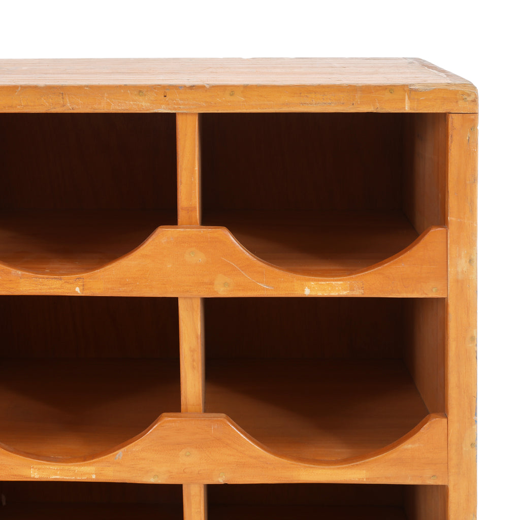 Wood School Cubby Shelf