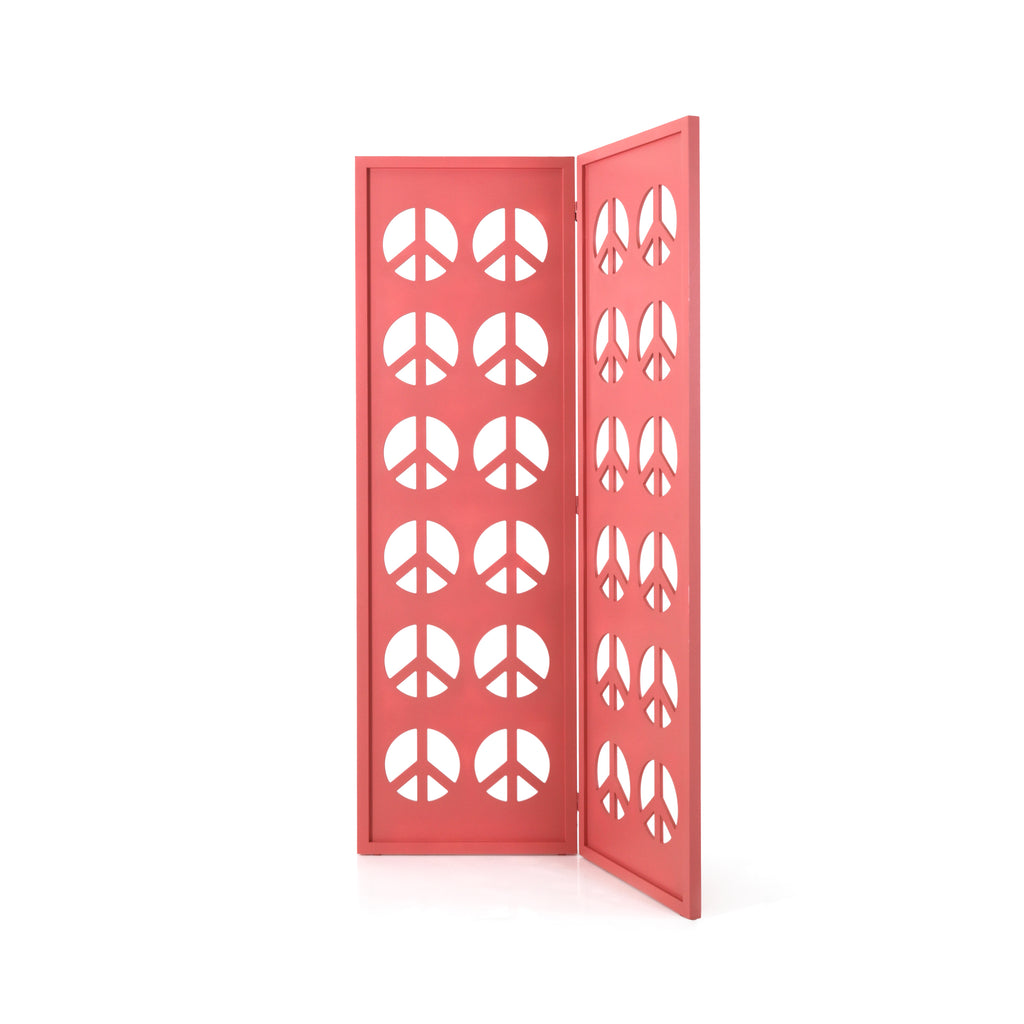 Peace Sign Screen Divider - Pink