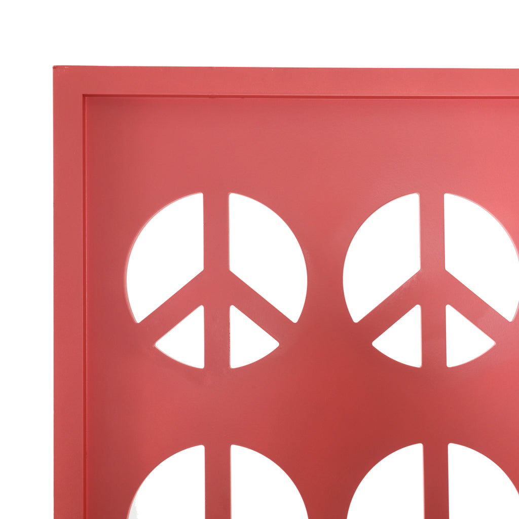 Peace Sign Screen Divider - Pink