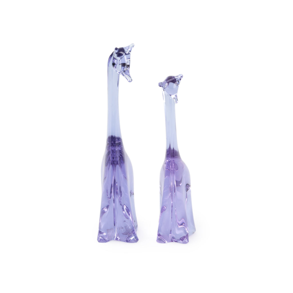 Purple Glass Giraffes (A+D)
