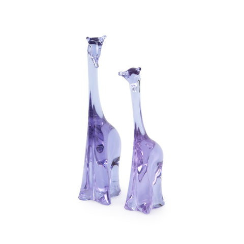 Purple Glass Giraffes (A+D)