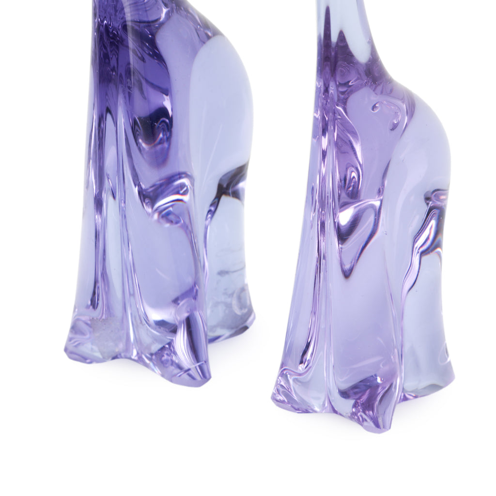 Purple Glass Giraffes (A+D)