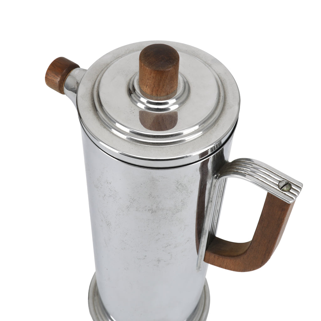 Chrome & Wood Handle Kettle (A+D)