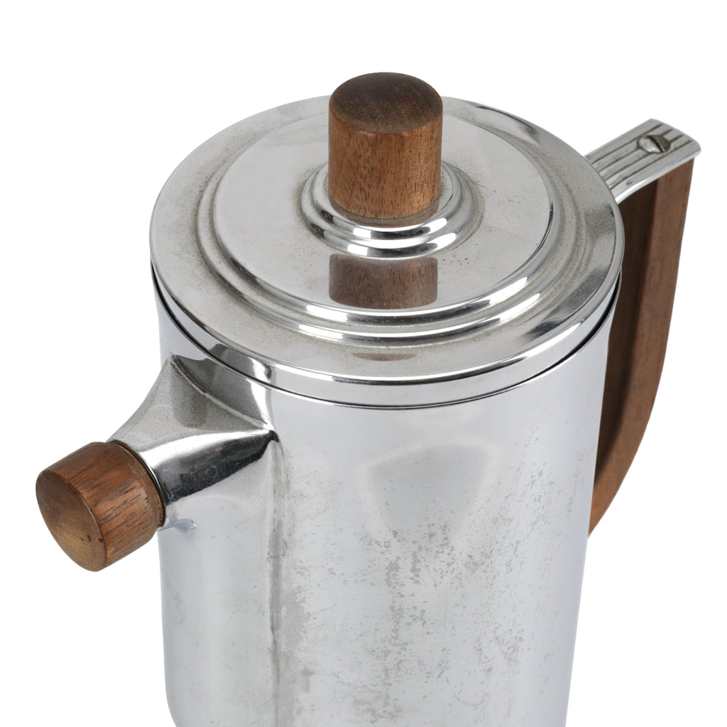 Chrome & Wood Handle Kettle (A+D)