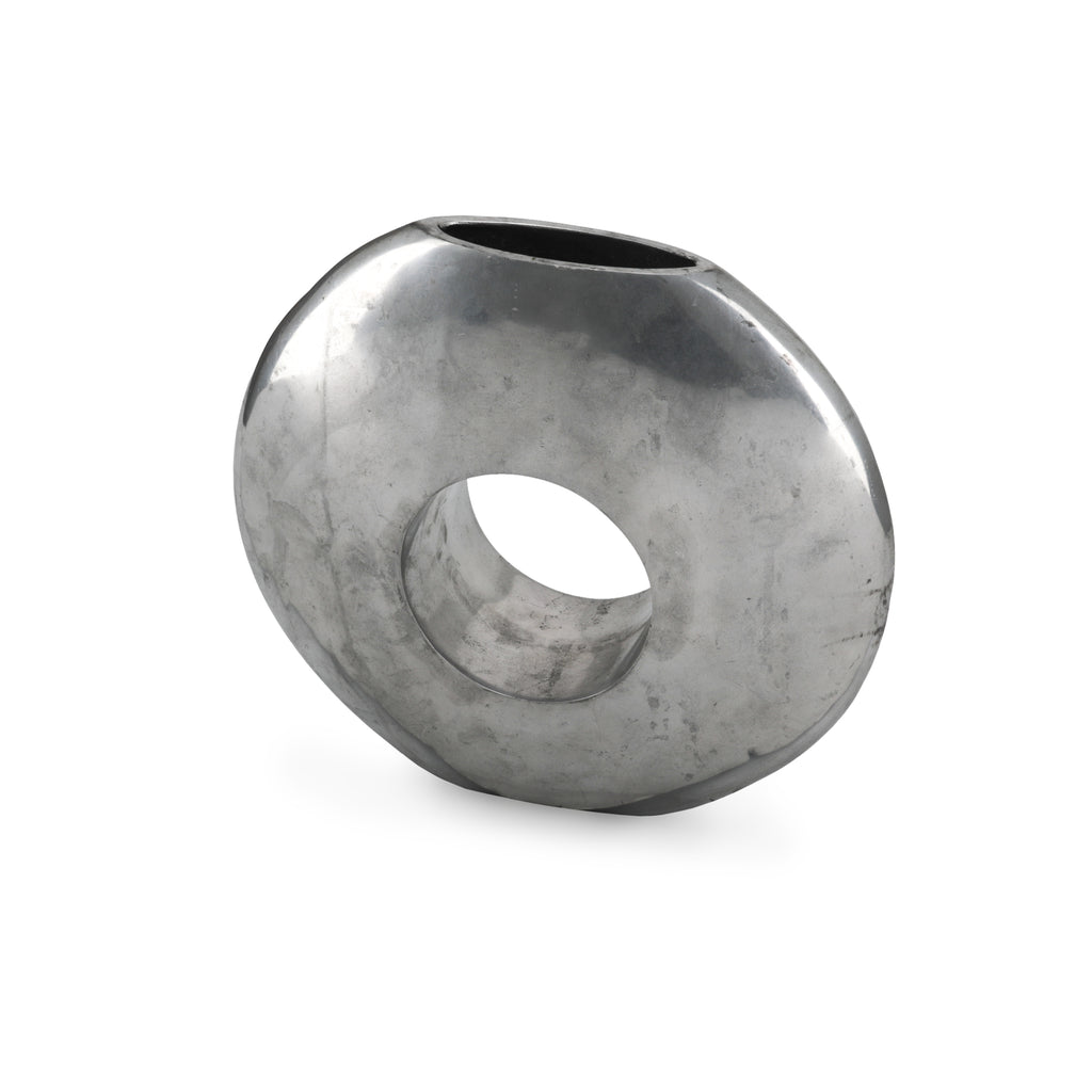Chrome Donut Vase (A+D)