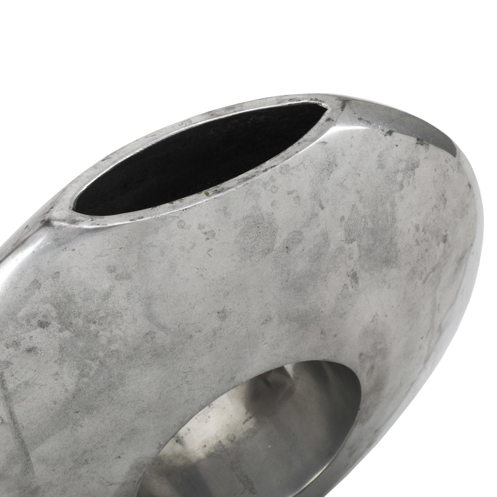 Chrome Donut Vase (A+D)