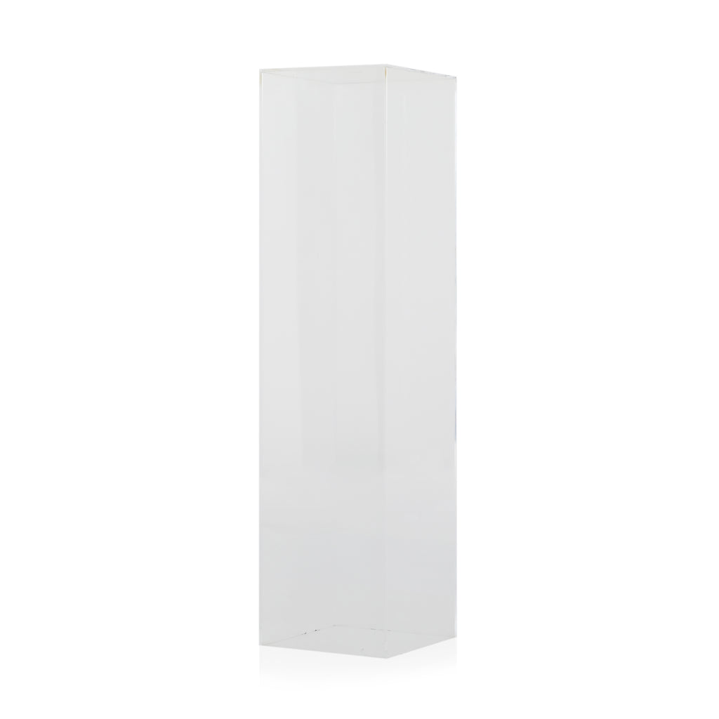 Tall 4' Clear Plexi Pedestal