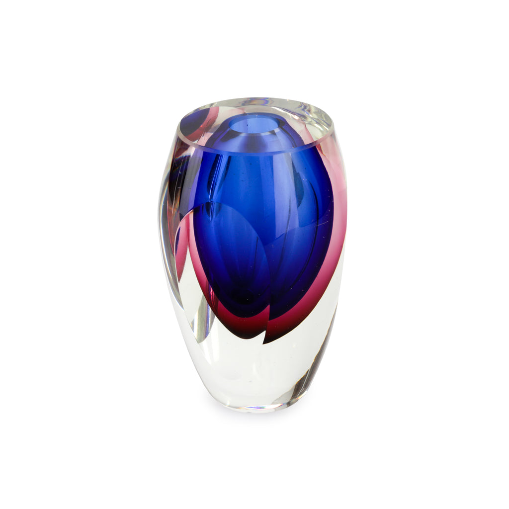 Purple / Pink Glass Vase #2 (A+D)