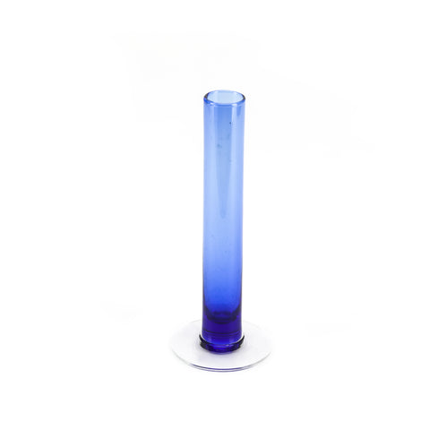 Skinny Blue Glass Vase (A+D)