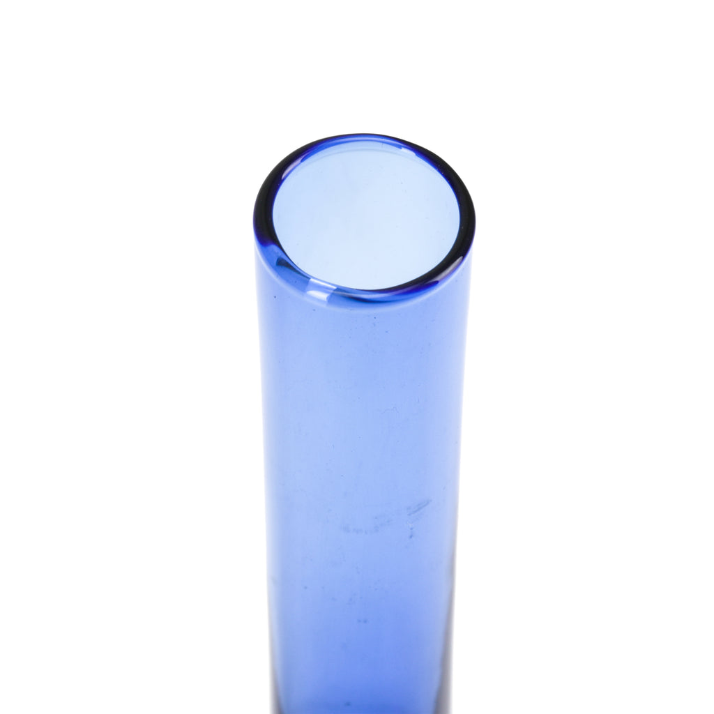 Skinny Blue Glass Vase (A+D)