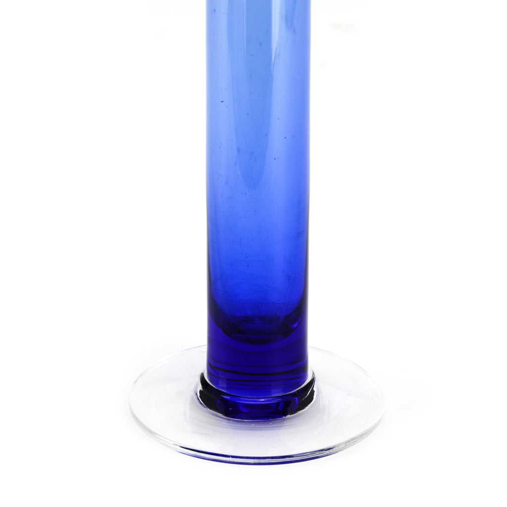 Skinny Blue Glass Vase (A+D)