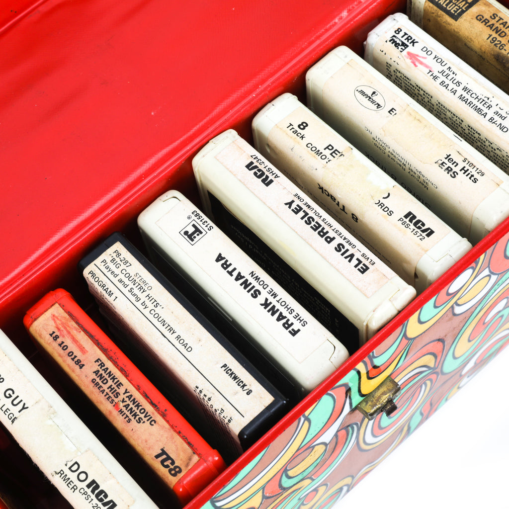 Psychedelic 8-Track Tape Case