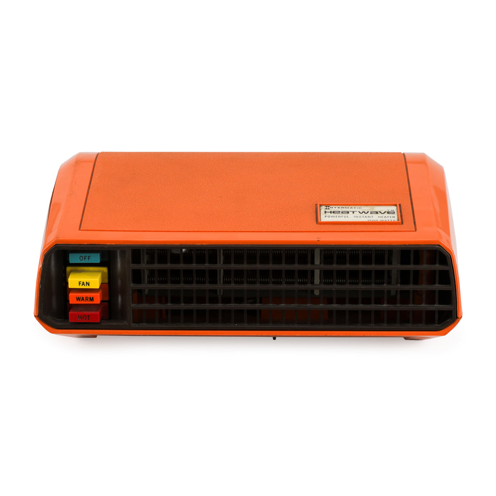 Vintage Orange Space Heater