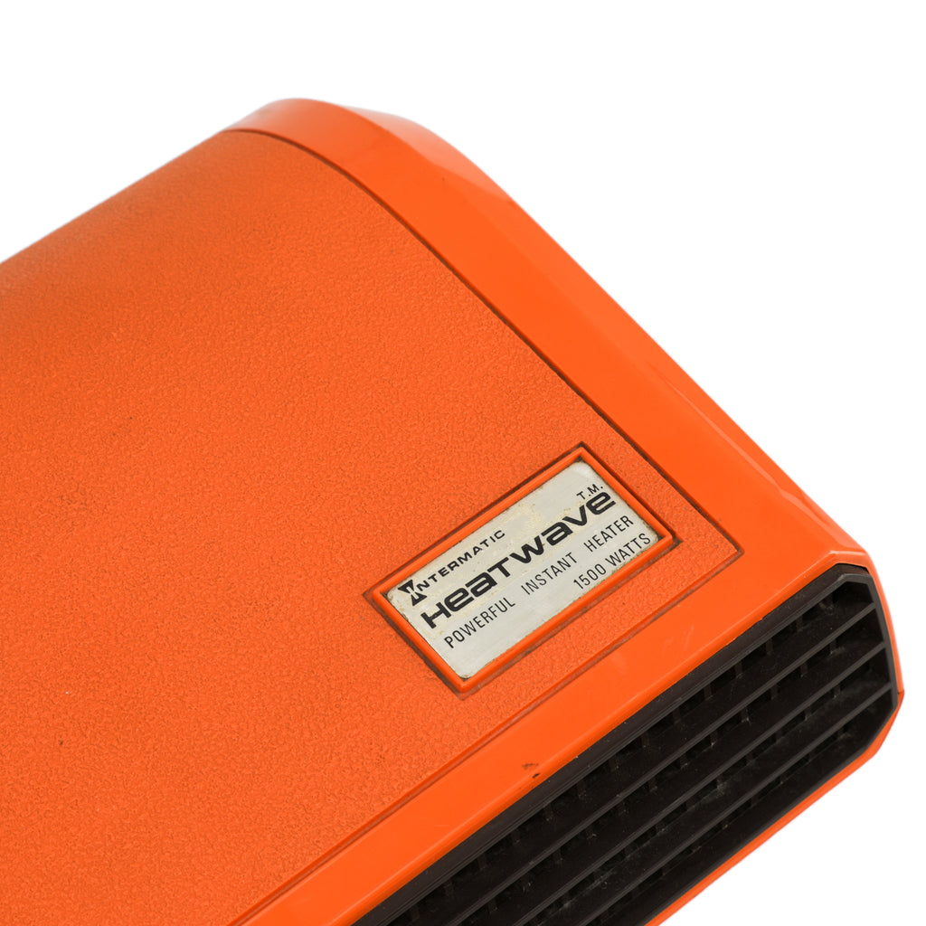 Vintage Orange Space Heater