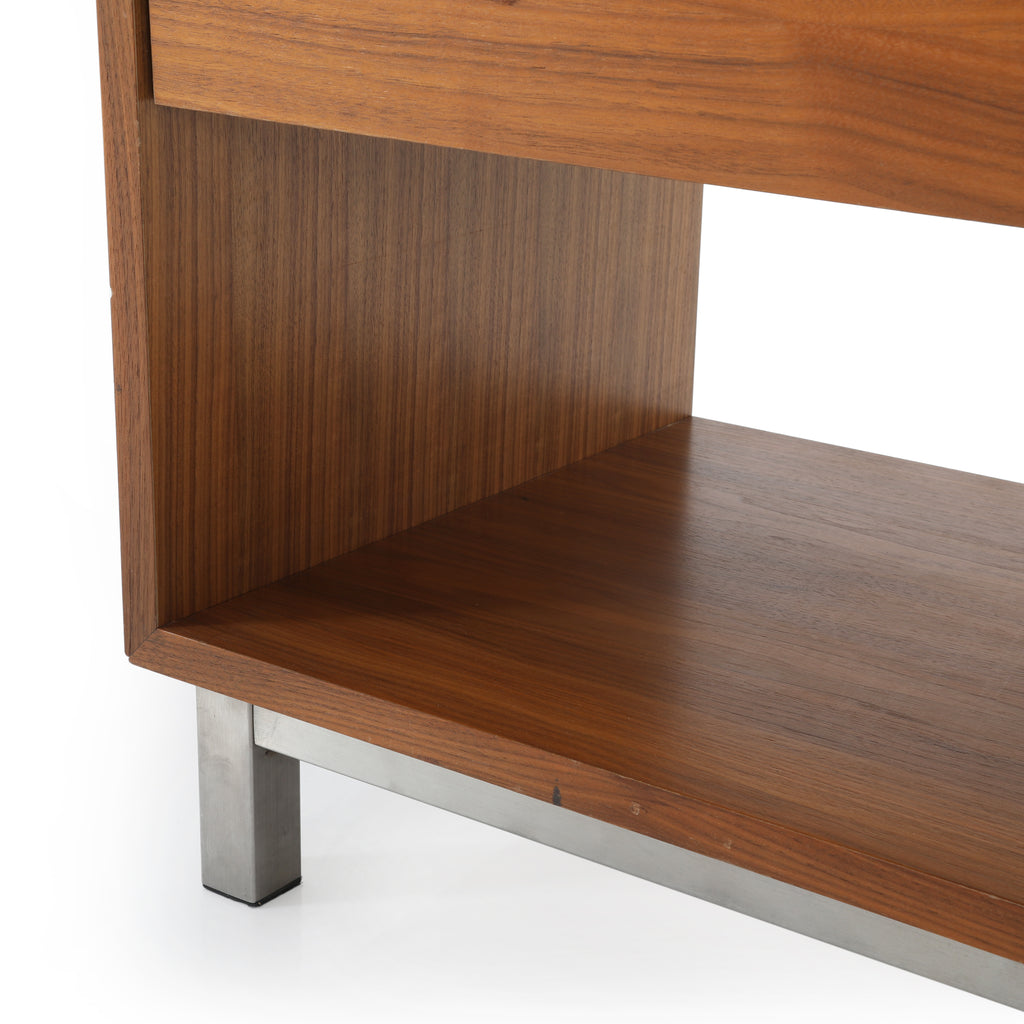 Rectangular Wood Nightstand